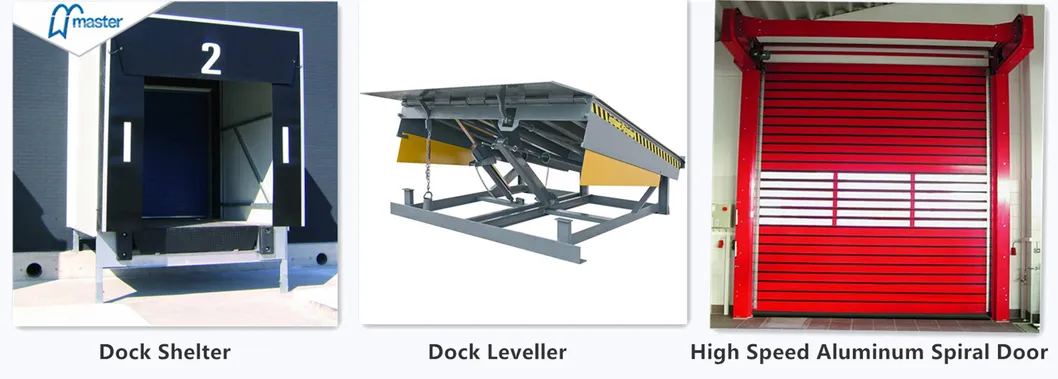 Low Price Warehouse/Logistic Loading Dock Sectional Sliding Industrial Doors Manufacturer