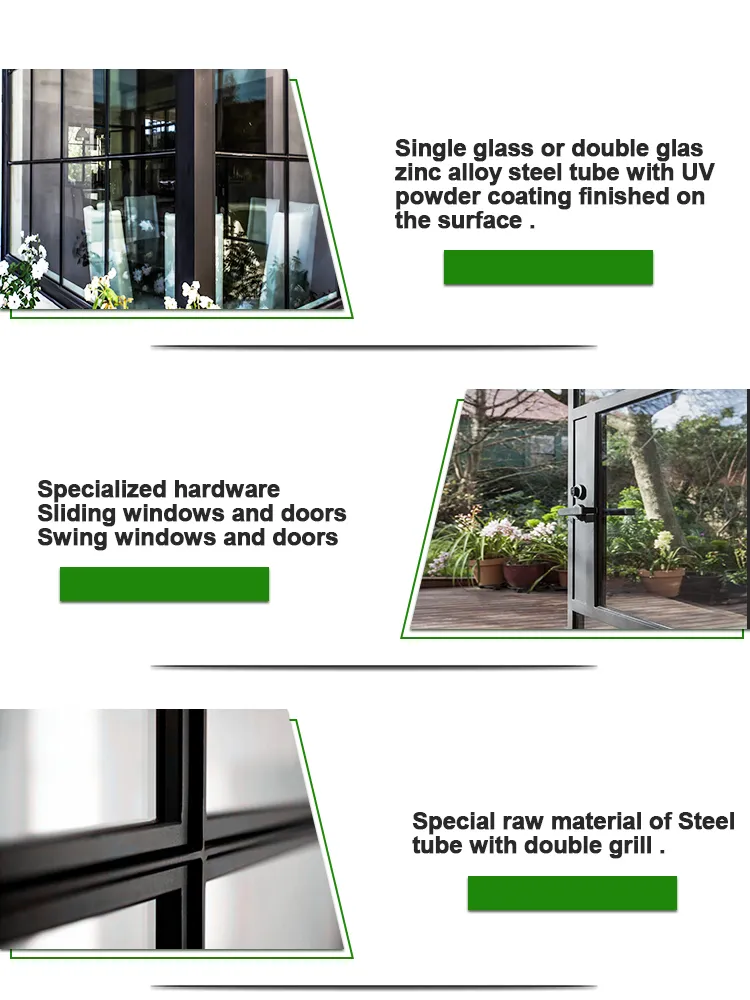 Whole House Custom Design Luxury Exterior Front Iron Glass Entrance Doors Manufacture