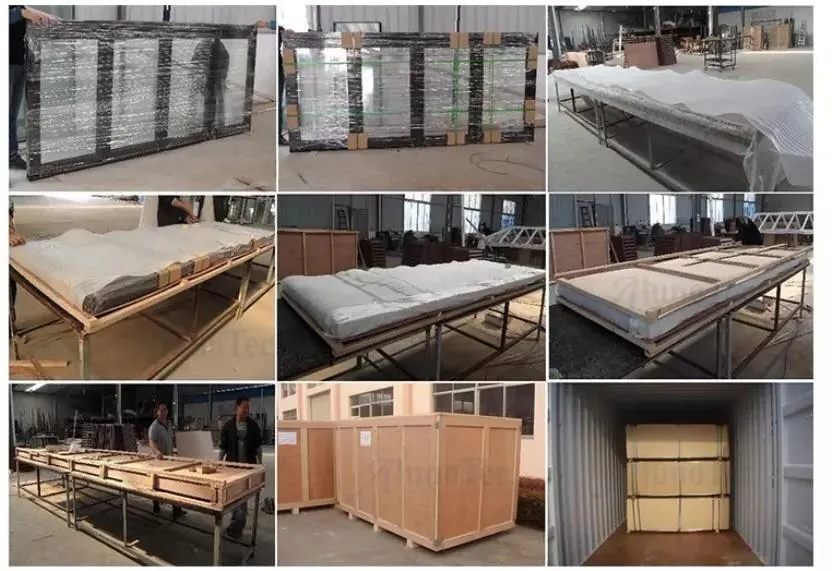 Whole House Custom Design Luxury Exterior Front Iron Glass Entrance Doors Manufacture