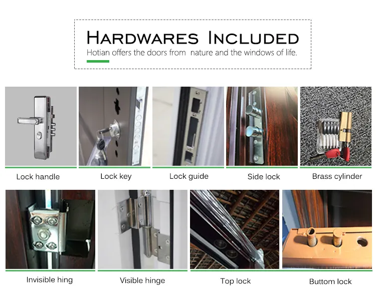 Manufacturing Single Door New Design Metal Steel Door Steel Security Door