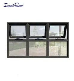Many Colors Custom Design Aluminum Fixed Window Aluminum Storm Doors