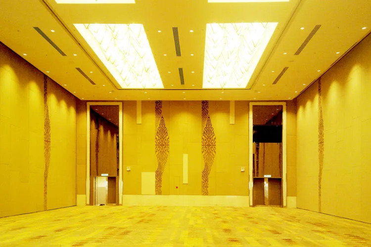 Meeting Room Interior Plywood Door Panel Movable Partition