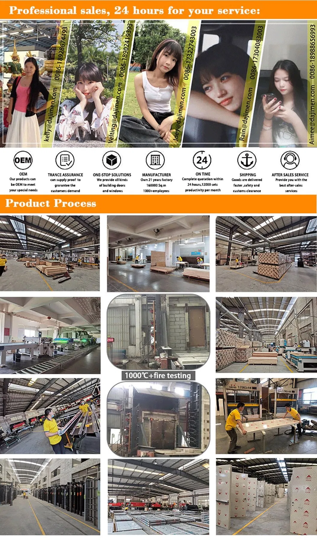Metal Door Double Door Glass Sliding Door Hotel Door Single Door