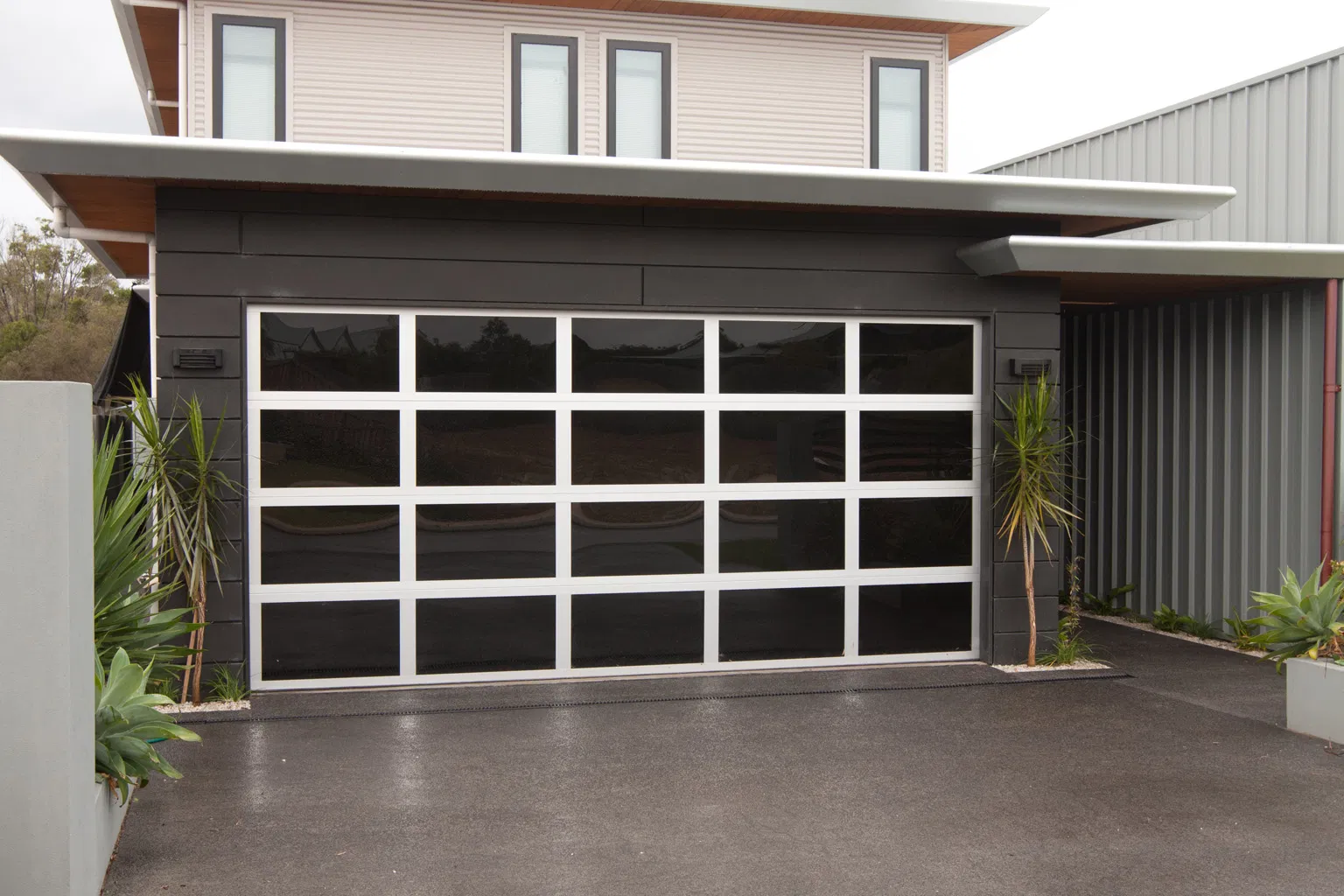 Modern Aluminium Garage Door Panoramic Garage Door