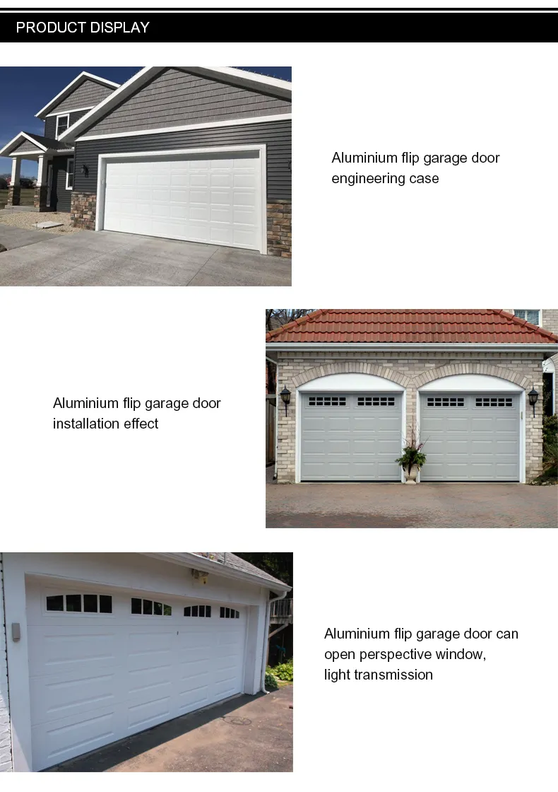 Modern Aluminium Garage Door Panoramic Garage Door