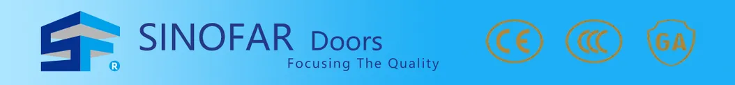 Modern Security Door Popular Fire Door Solid Wooden Security Door