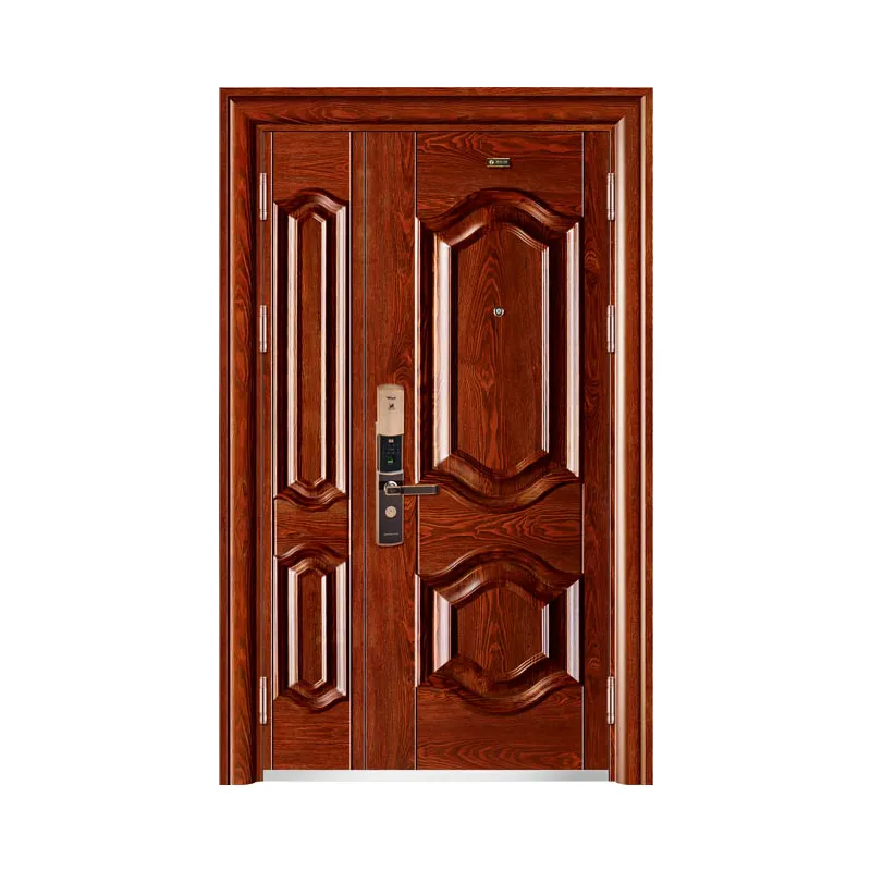 Modern Security Door Popular Fire Door Solid Wooden Security Door