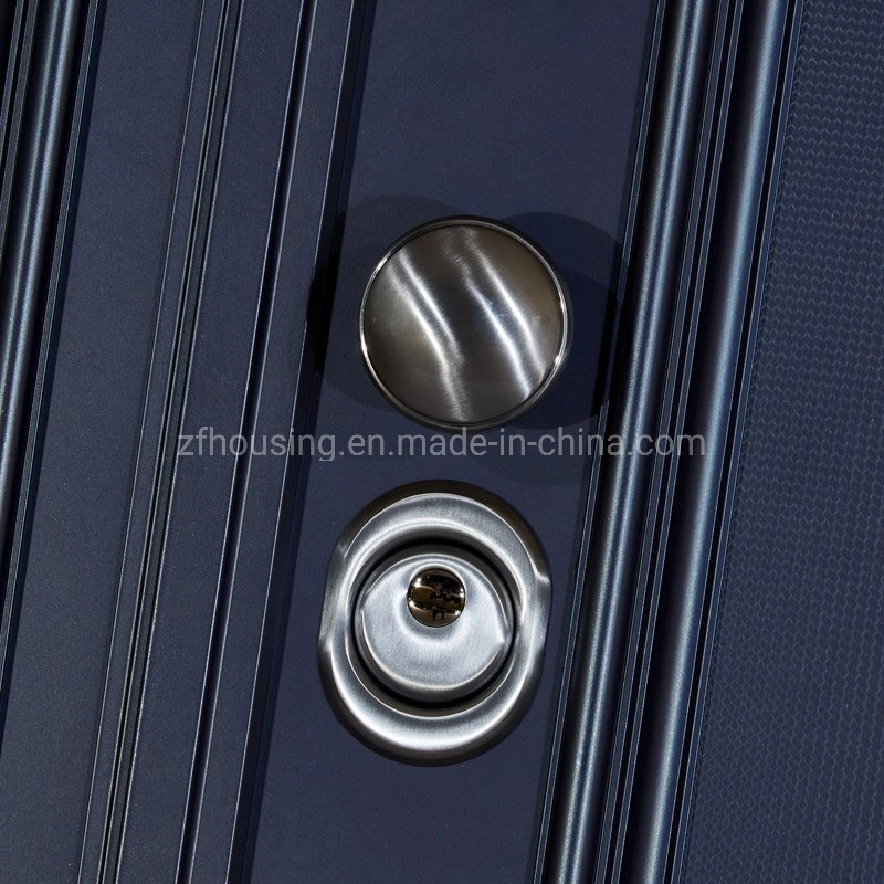 Modern Simple Safe Double Swing Steel Security Door for Zf -Ds-014