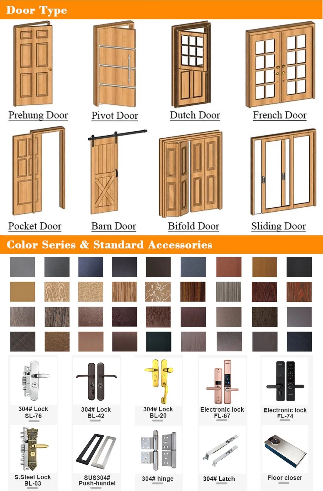 Modern Style Pivot Steel Door Aluminum Alloy Interior Exterior Entry Door Entrance Front Doors