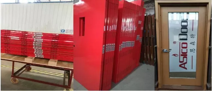 New Design and Competitive Price Steel Fire Rated Door with Good Quality