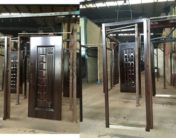 Nigeria Steel Door Steel Single Door Wardrobe Designs (SC- S004 )