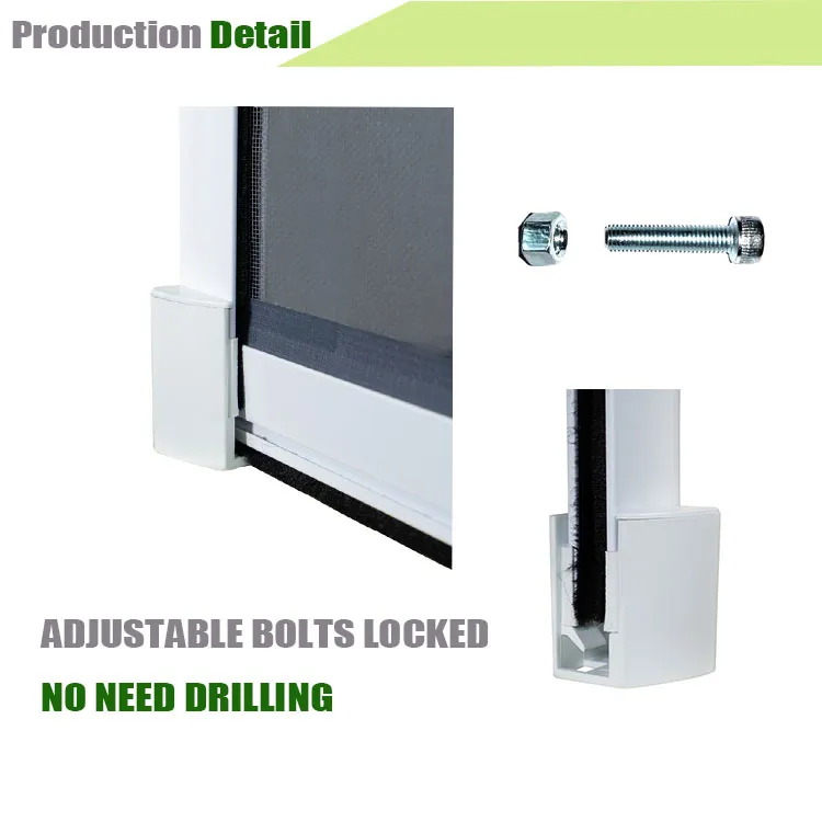 No Drilling Rolling Mosquito Net Window