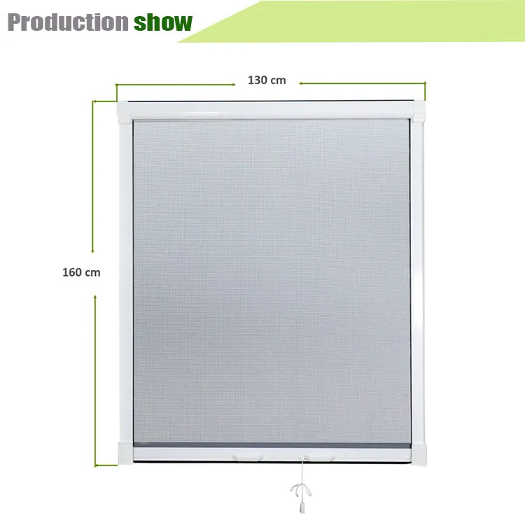 No Drilling Rolling Mosquito Net Window