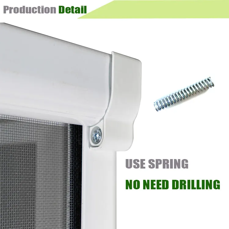 No Drilling Rolling Mosquito Net Window