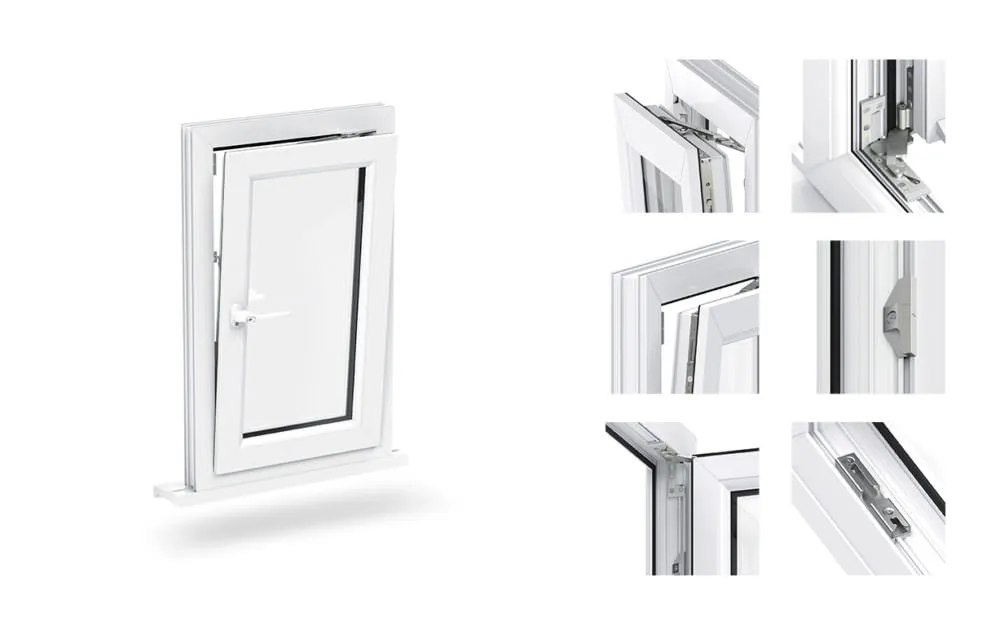 Noa CSA Nfrc As2047 Standard High-End Custom Aluminum Tilt & Turn Window