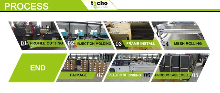 PVC Roller Flyscreen Window Insect Window Screen