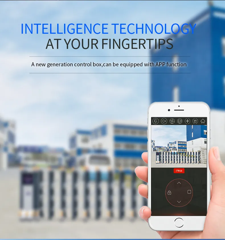 Qigong Aluminum Retractable Modern Driveway Gate