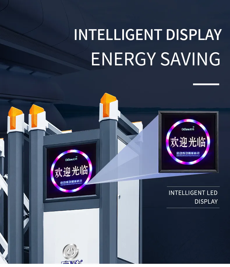 Qigong Aluminum Retractable Modern Driveway Gate