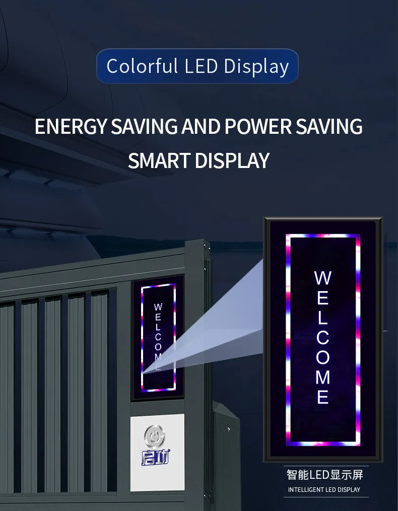 Qigong Best Selling Automatic Suspension Sliding Gate Remote Control Aluminum Factory School Designs2 Buyers