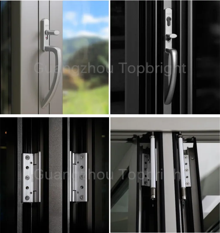 Safety Enduring Tempered Glass Graphic Design Interior Door for Hotel
