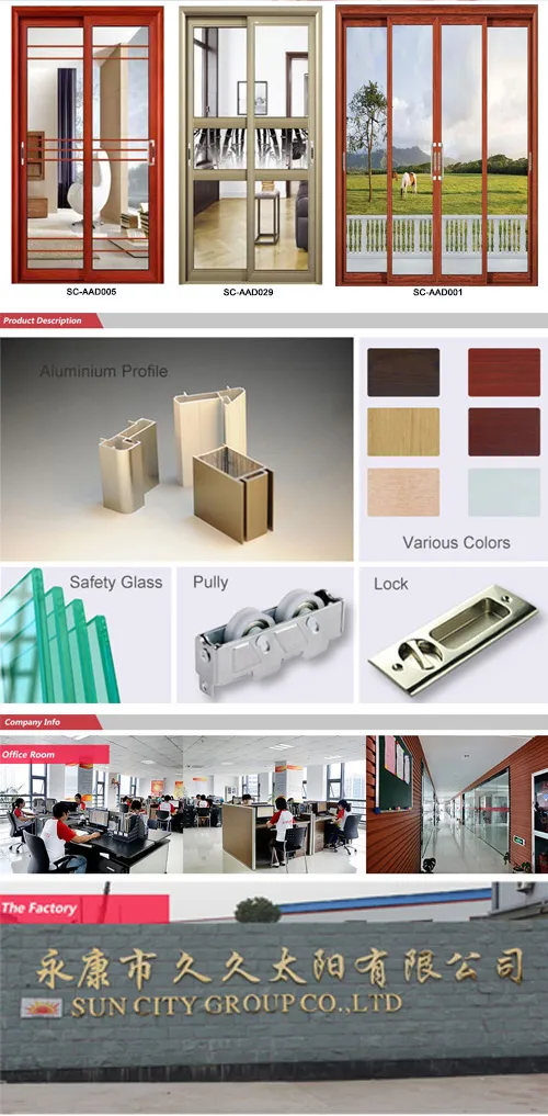 Safety Interior Waterproof Glass Shower Door (SC-AAD065)