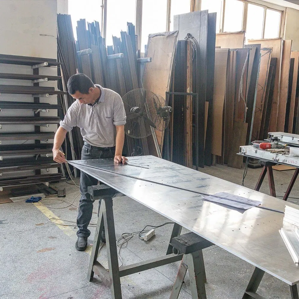 Security Design Bullet Proof Cast Aluminum High Quality Doors for Entrance