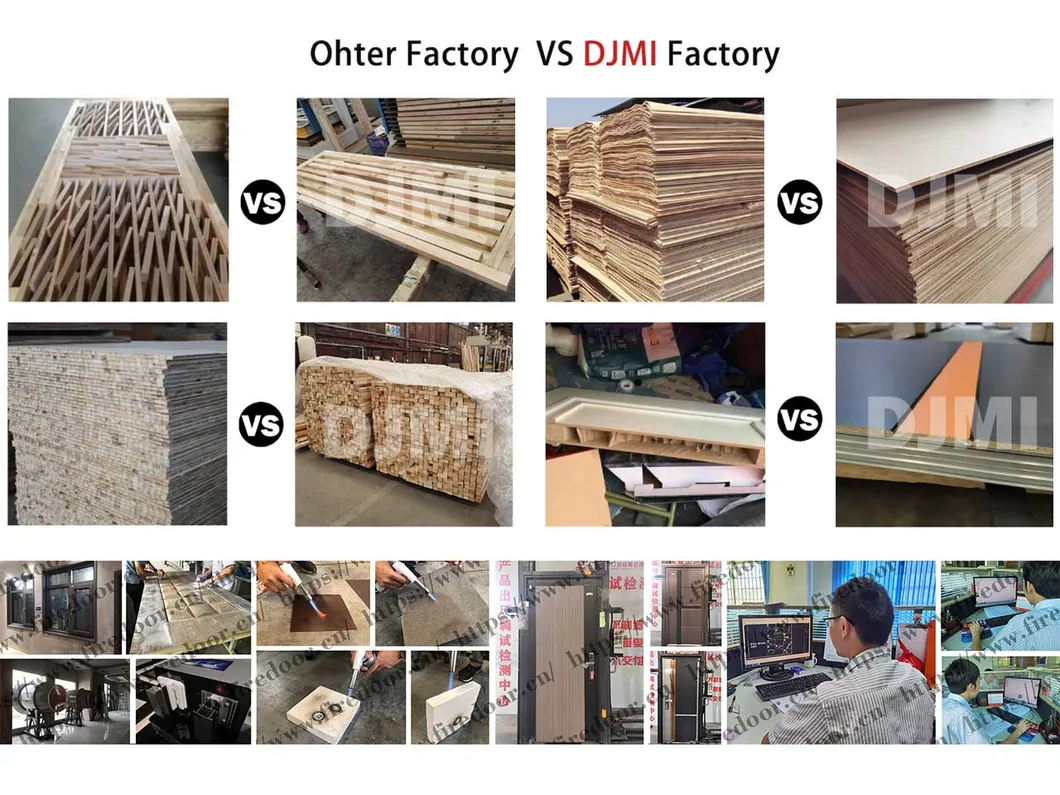 Security Galvanized Door Fireproof Steel Door Fire Rated Door for Hotel School Hospital