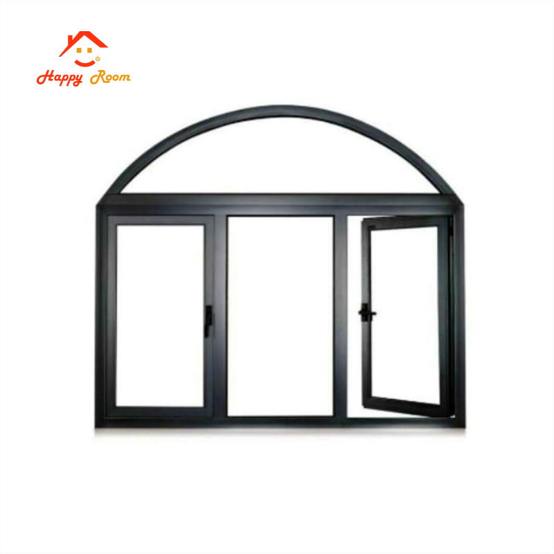 Shangdong Factory Aluminum/Aluminium Arch Casement Window