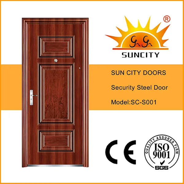 Single Waterproof Security Steel Doors