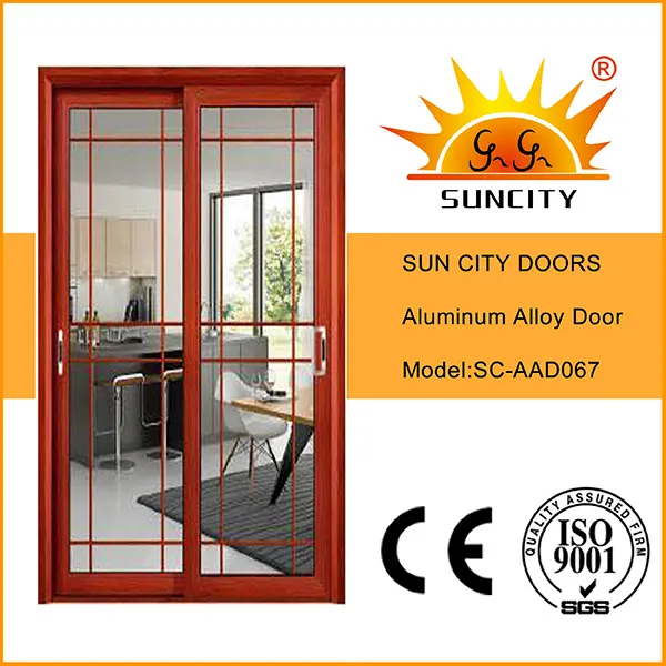 Suncity Modern Glass Designs Sliding Aluminium Door (SC-AA067)