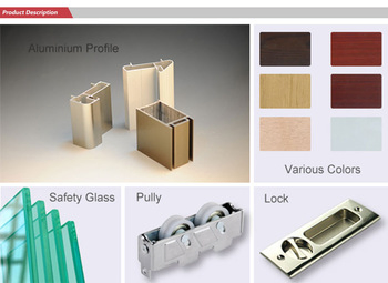 Suncity Modern Glass Designs Sliding Aluminium Door (SC-AA067)