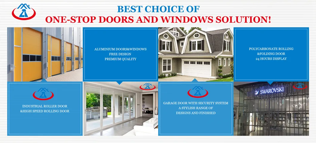 Surface Finished Aluminum Tempered Glass Patio Swing Door Interior Swinging Door