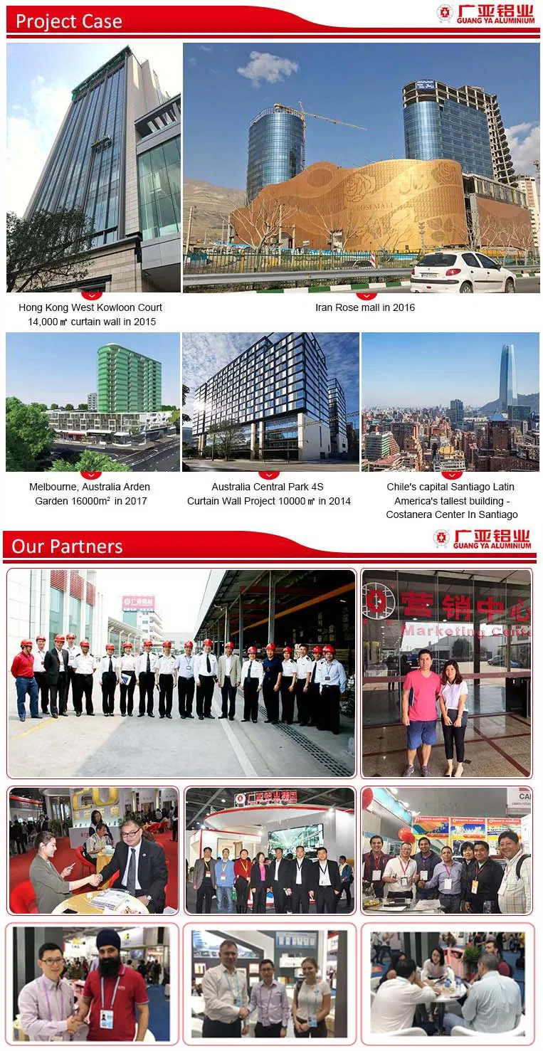 Thermal Break Grgyjz88b Aluminium Casement Window with Mosquito Net