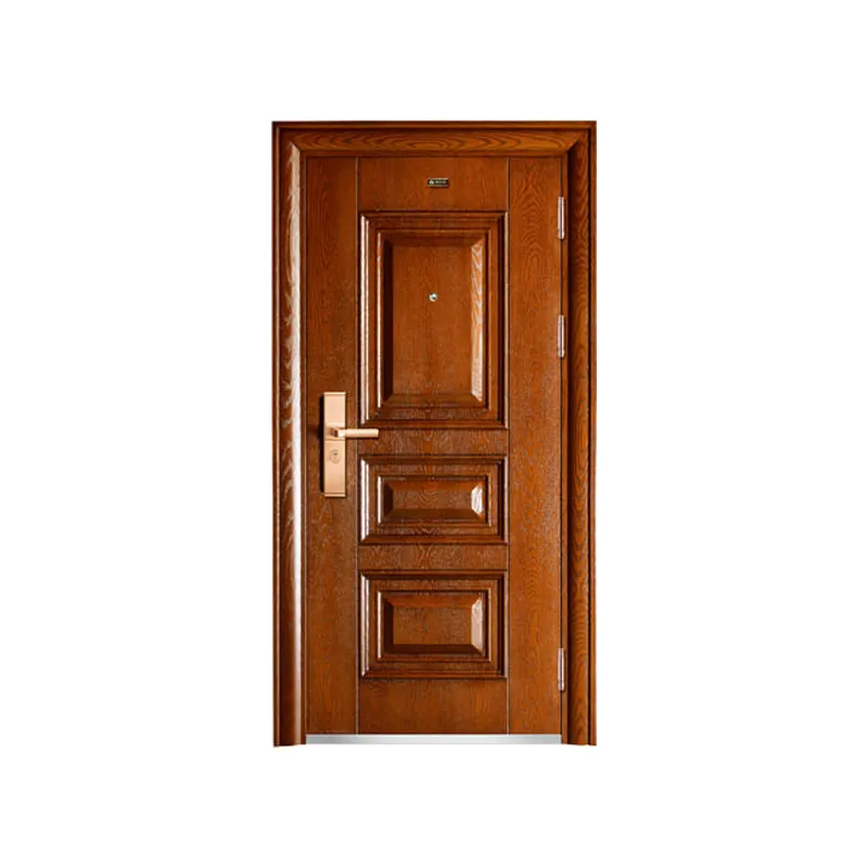 Top Level Modern Villa House Luxury Front Double Security Steel Door Designs