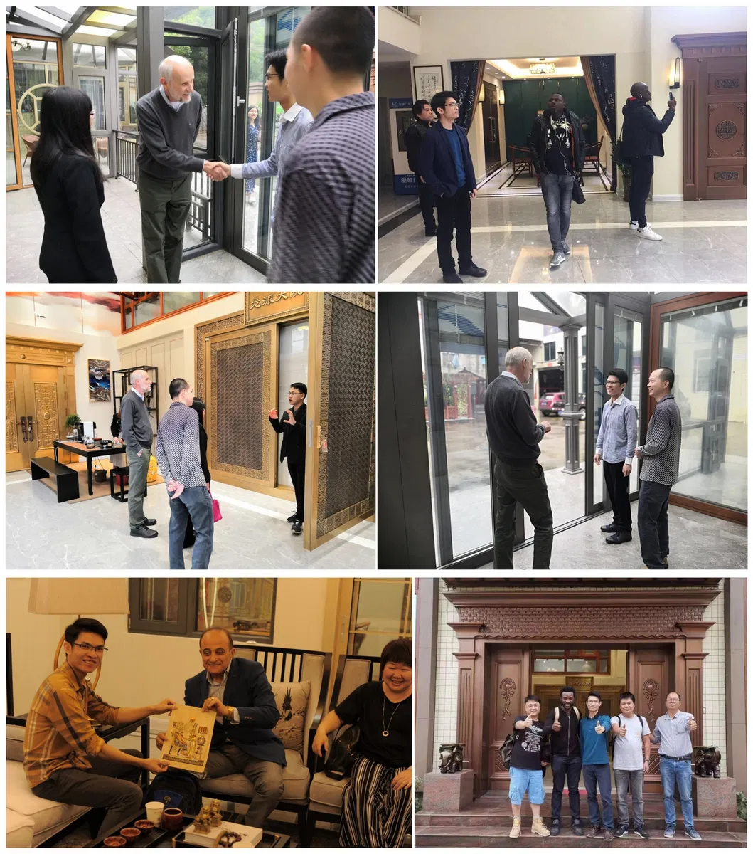 Type 85 Modern Design Waterproof Aluminum Framed Interior Bathroom Swing Doors