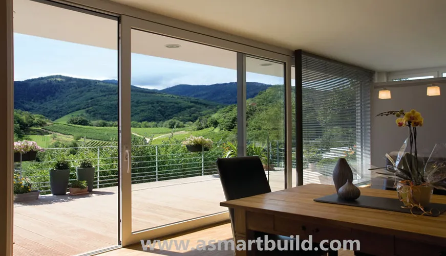 Veka Slide 82 Series UPVC/PVC Sliding Door /Patio Doors/Exterior Door for Passive House