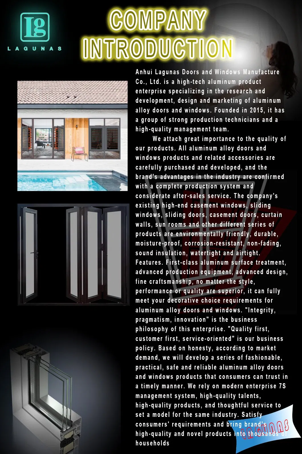 Water Proof Solid Interior Wood Dm21bc-936 PVC Door with High Quality