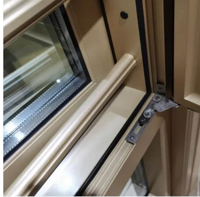 White Louvered Aluminum Window