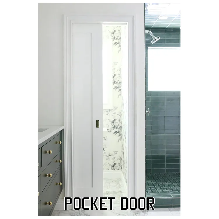 Wood Main Door Designs Natural Walnut Veneer Mirrored Barn Door Slab