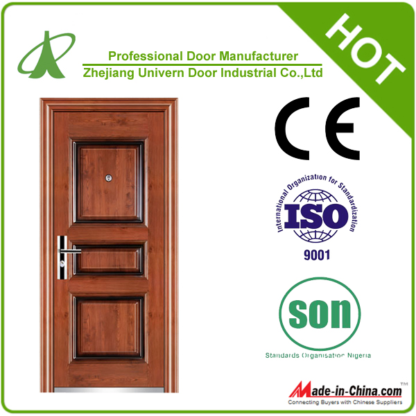 Wrought Iron Exterior Door with Sidelight (YF-S103)